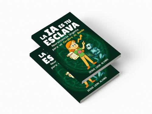 Portada en movimiento del libro La IA es tu Esclava